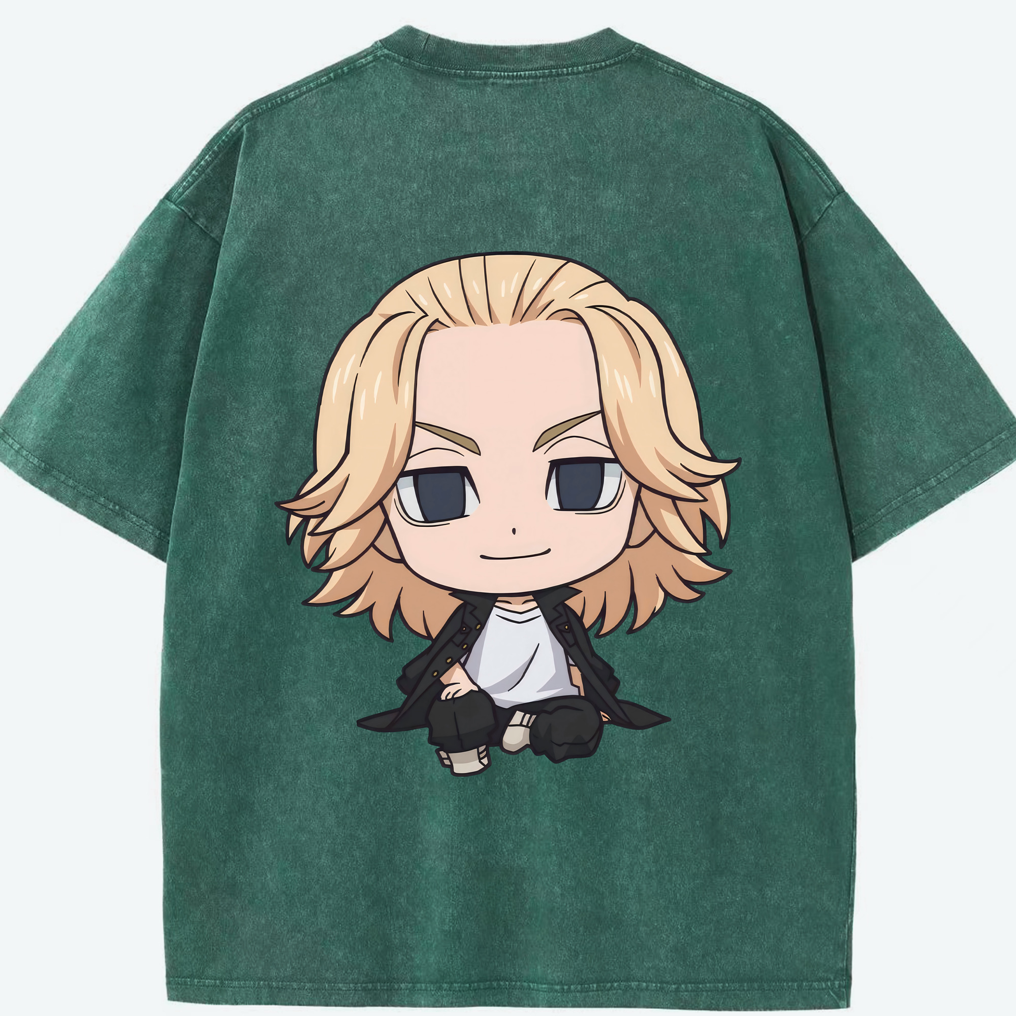 （画像用） 東京リベンジャーズ Tokyo Revengers 綿100% ヴィンテージ風 半袖Tシャツ（背面プリント）